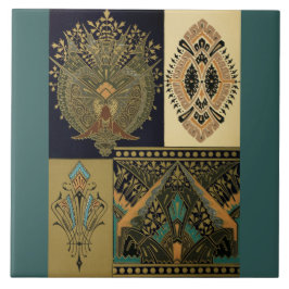 Art nouveau padrão têxtil Christopher Dresser