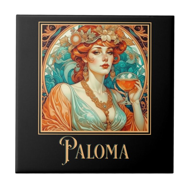 Art Nouveau Paloma (Frente)