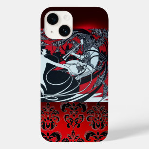 ART NOUVEAU PAN, VERMELHO NEGRO BRANCO