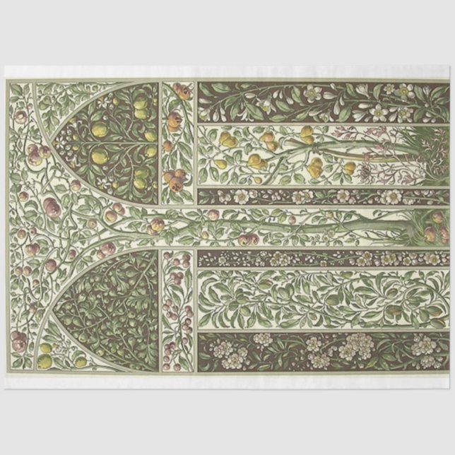 Art Nouveau Papel Decorativo para Limão (Frente )