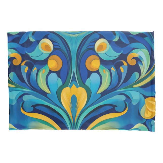 Art Nouveau Par Pillowcase Padrão (Frente-Esquerda)