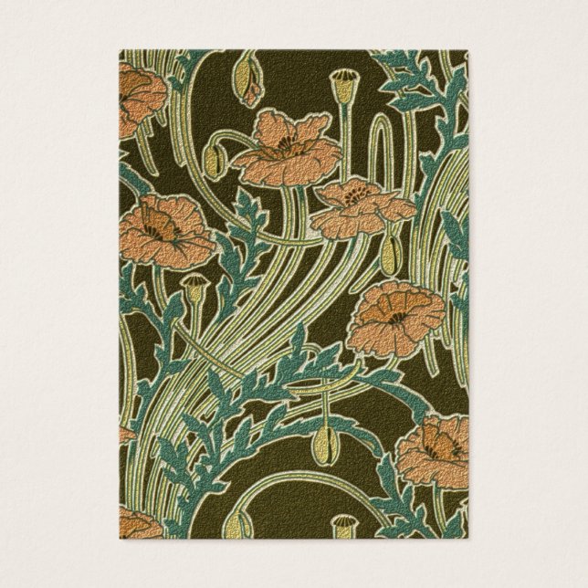 Art Nouveau Poppies (Frente)