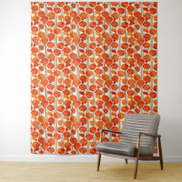 Art Nouveau Poppies Tapeçaria