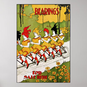 Art Nouveau: Poster de propaganda venenosa - Manca