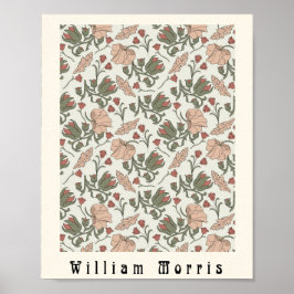 Art nouveau poster William Morris flores vegetais