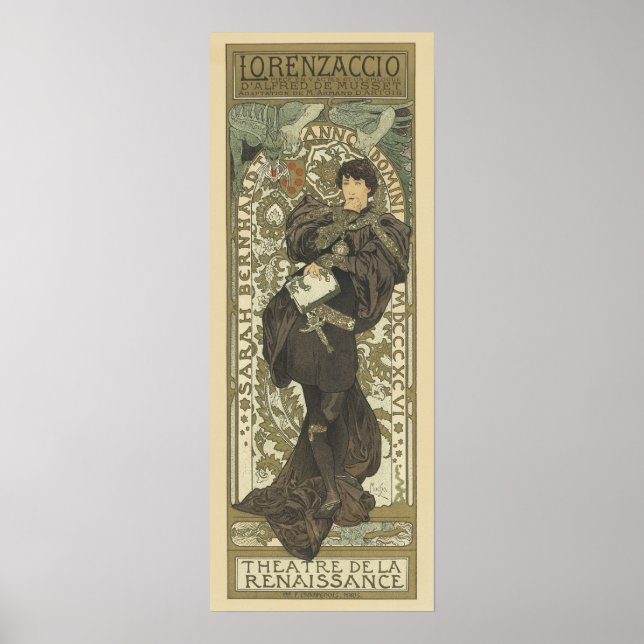 Art Nouveau Posters - Mucha" (Frente)