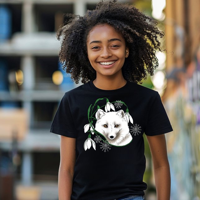 Art Nouveau Raposa Branca Árctica (Criador carregado)