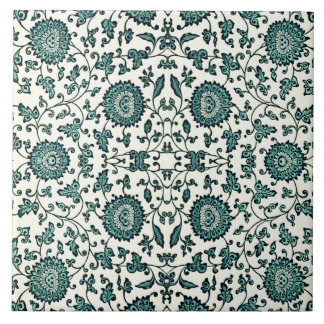 Art Nouveau Reprodução de Padrão Floral Chinês