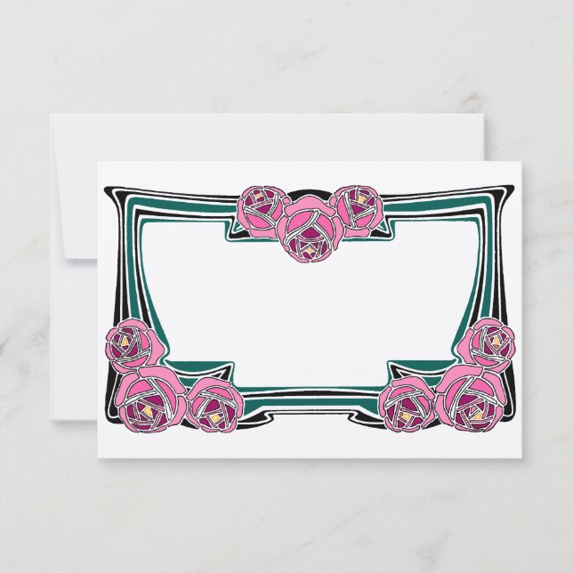 Art Nouveau Rosa (Frente)