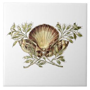 Art Nouveau Seashell Ornament
