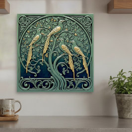 Art Nouveau Songbirds Pat#11 ID1193