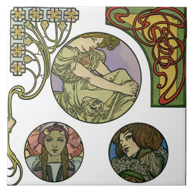 Art Nouveau Style, Mucha (Frente)