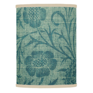art Nouveau,teal,estilo William Morris, floral,chi