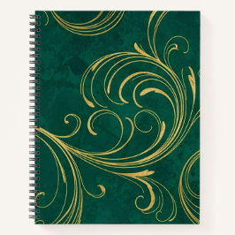 Art Nouveau Verde & Oro