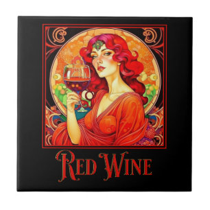 Art Nouveau Vinho Vermelho