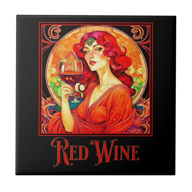 Art Nouveau Vinho Vermelho (Frente)