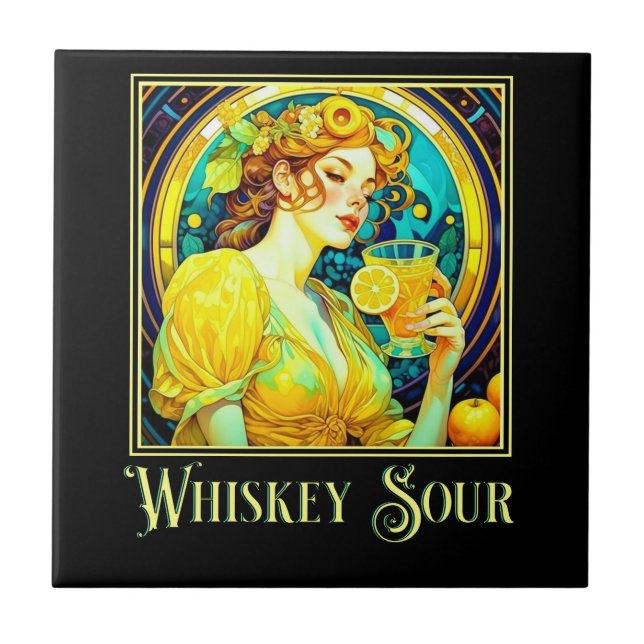 Art Nouveau Whiskey Sour (Frente)