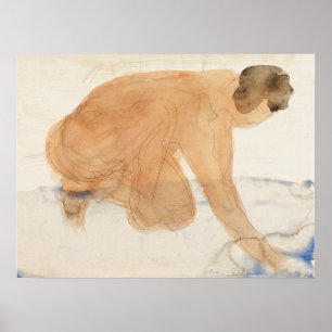 ART POSTER : DRAWING : AUGUSTE RODIN