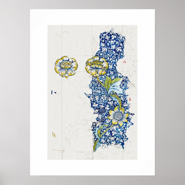ART POSTER : WILLIAM MORRIS : KENNET : 1883 (Frente)