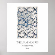 ART POSTER : WILLIAM MORRIS : WALLFLOWER