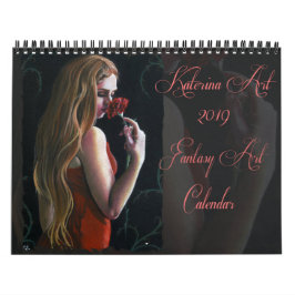 Arte 2019 de Katerina do calendário da arte da