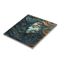 Arte 3D da Mulher Moonlit