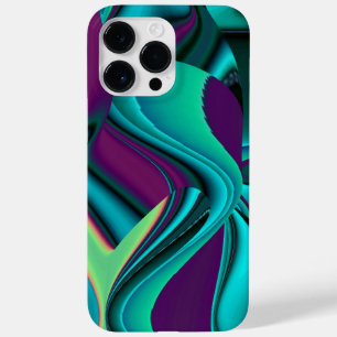 Arte 3D Metálica Futurística Abstrato