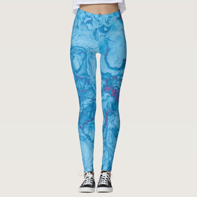 Arte Abstrata 124 Leggings (Frente)