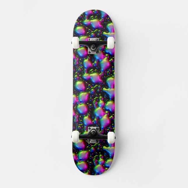 Arte Abstrata 55 Skateboard (Frente)