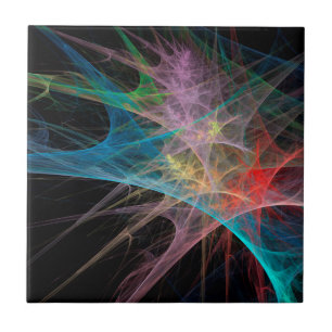 Arte Abstrata Arco-Íris Gelo