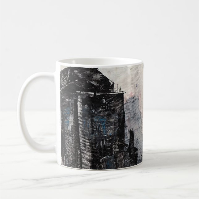 Arte abstrata Caneca de café (Esquerda)