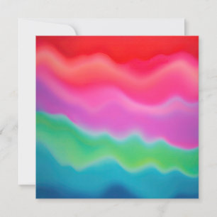 Arte abstrata colorida "Sorvete de pôr do sol"