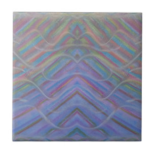 Arte abstrata colorida única P40M