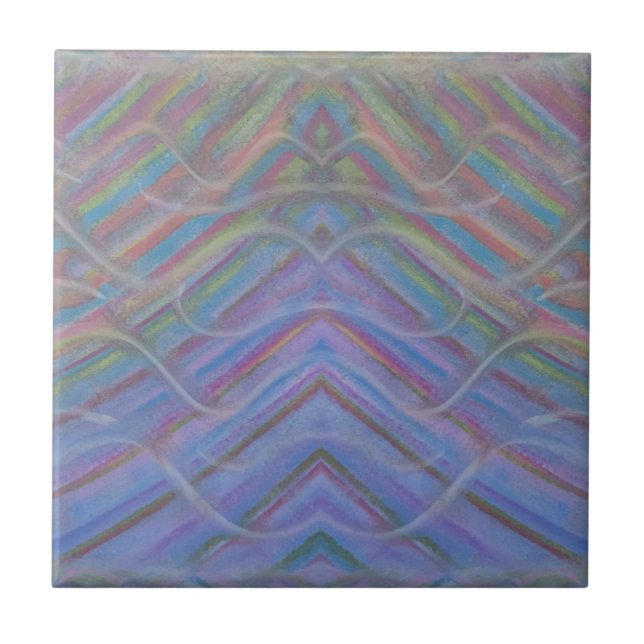 Arte Abstrata Colorida Única P40M (Frente)