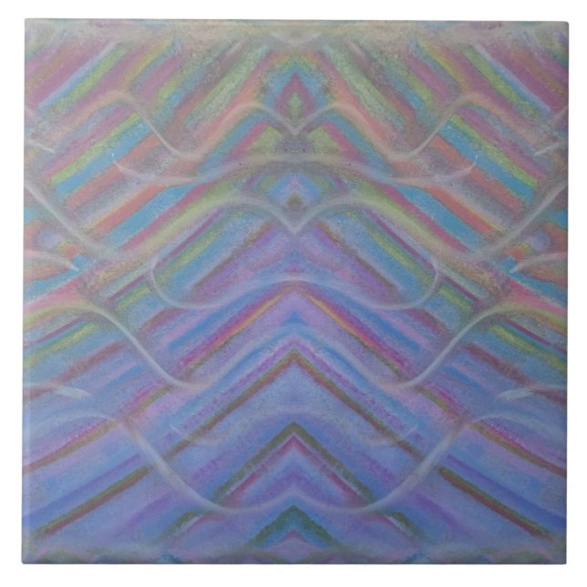 Arte Abstrata Colorida Única P40M (Frente)