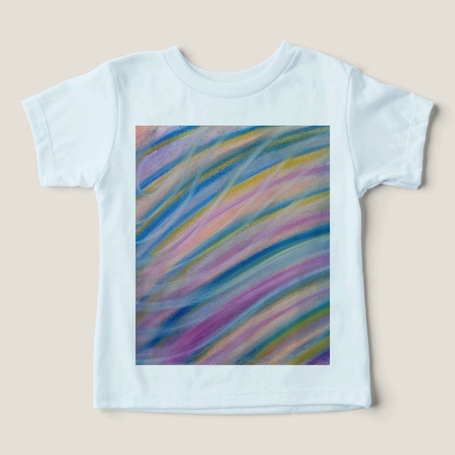 Arte abstrata colorida única P6 (Design frontal)