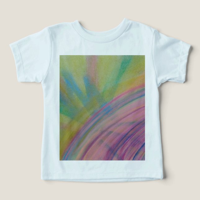 Arte abstrata colorida única P9 (Design frontal)