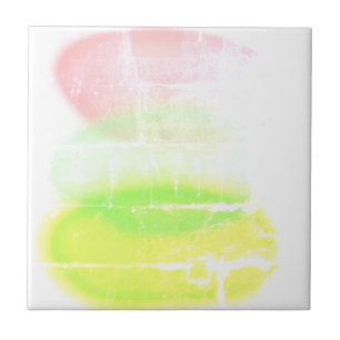 Arte Abstrata Cores Pastel Turquesa