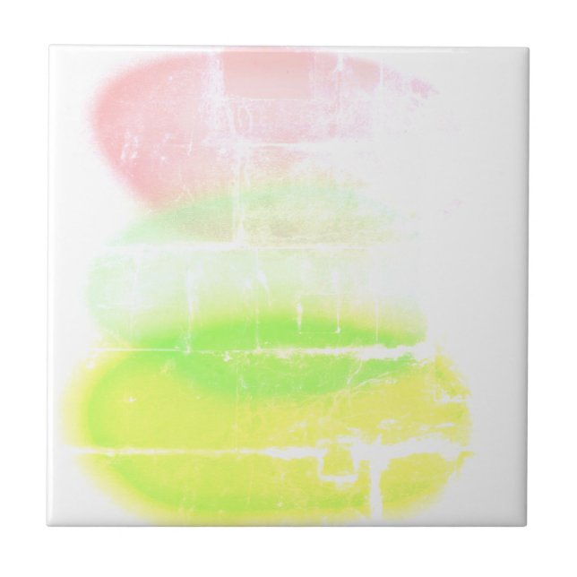 Arte Abstrata Cores Pastel Turquesa (Frente)