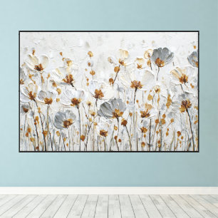 Arte abstrata de flores elegantes para decoração d