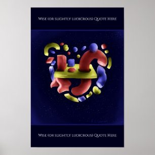 Arte Abstrata em Impressão, Valor de Poster em Pap