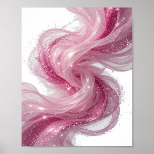 Arte abstrata em prata IMPRESSÃO DE ARTE v3