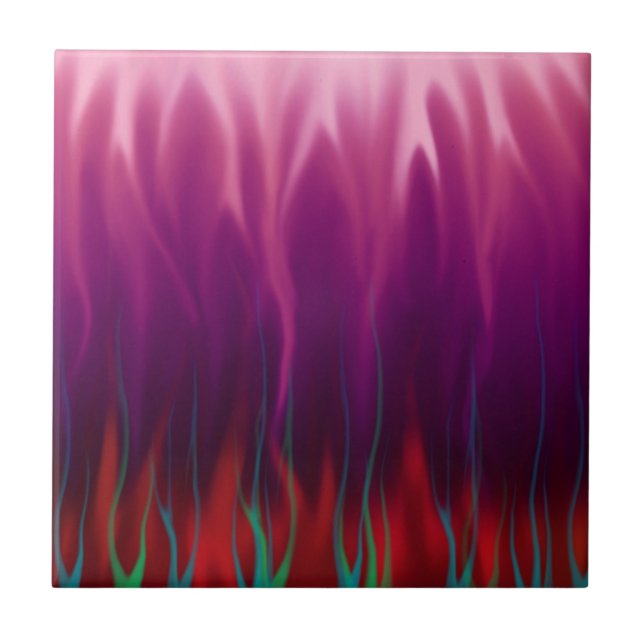 Arte Abstrata - Fogo - Chamas (Frente)