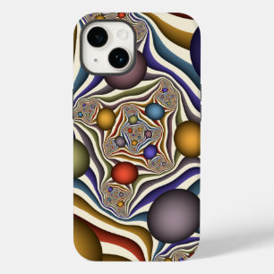 Arte abstrata fractal moderna colorida voadora