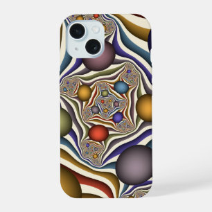 Arte abstrata fractal moderna colorida voadora