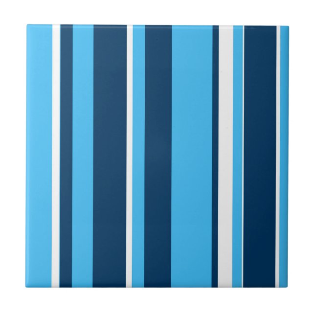 Arte abstrata funky luz azul escuro branco (Frente)