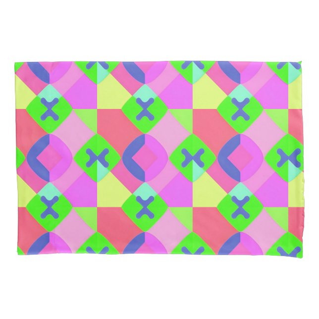 Arte abstrata geométrica colorida (Frente)