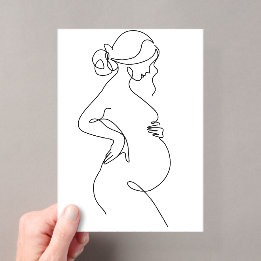 Arte abstrata minimalista moderna em desenho de li