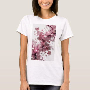 ARTE ABSTRATA Prata Fresh Camiseta Personalizada v