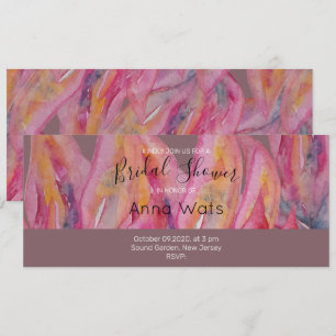 Arte abstrata rosa chique